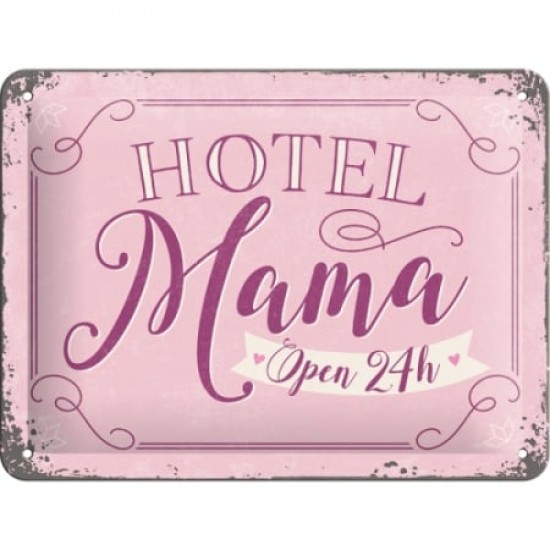 Placă metalică 15 x 20 - Hotel Mama