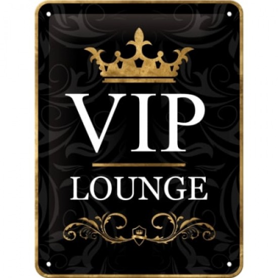 Placă metalică 15 x 20 - Vip Lounge - Terasa Vip