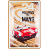 Placă metalică 20 x 30 - 24H Le Mans - Red Car 1963 - Masina Rosie 1963