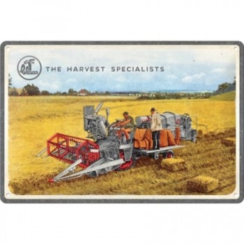 Placă metalică 20 x 30 - Claas The Harvest Specialists - Specialistii Recoltei