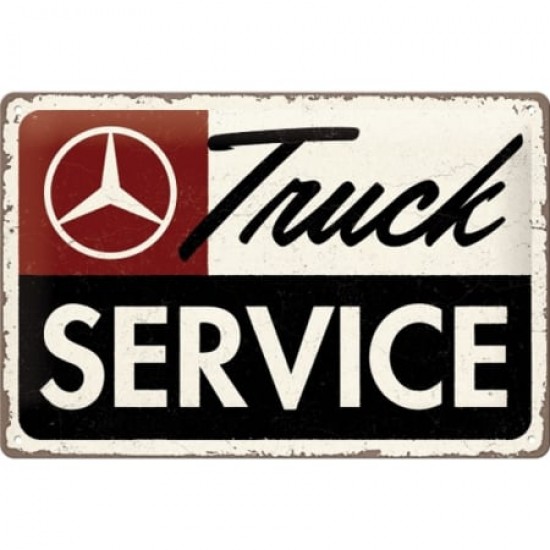 Placă metalică 20 x 30 - Daimler Truck - Service