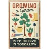 Placă metalică 20 x 30 - Growing A Garden - Sa Ingrijesti O Gradina