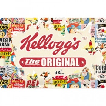 Placă metalică 20 x 30 - Kellogg'S The Original - Kellogg'S Autentic