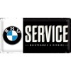 Placă metalică 25 x 50 - BMW - Service