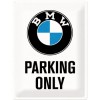 Placă metalică 30 x 40 - BMW - Parking Only White - Parcare Doar pentru BMW - Alb Placă metalică 30 x 40 - BMW - Parking Only White - Parcare Doar pentru BMW - Alb