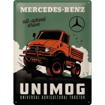 Placă metalică 30 x 40 - Daimler Truck - Unimog