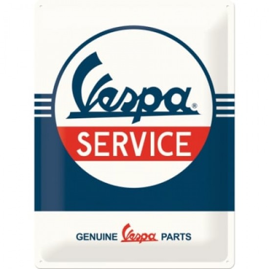 Placă metalică 30 x 40 - Vespa - Service