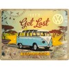Placă metalică 30 x 40 - Volkswagen - Let'S Get Lost - Hai Sa Rătăcim
