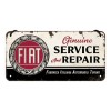 Placă metalică cu Șnur 10 x 20 - Fiat - Service ; Reparatii