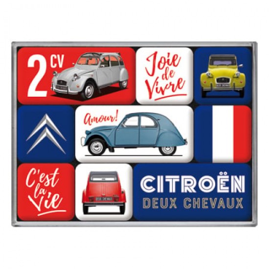 Set de magneți Citroen - 2Cv C'Est la Vie - Asta E Viata