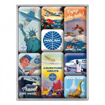 Set de magneți Pan Am - Travel The World - Sa Calatorim în Lume
