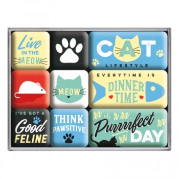 Set magneți Cat Lifestyle - Stil de Viata Pisicesc