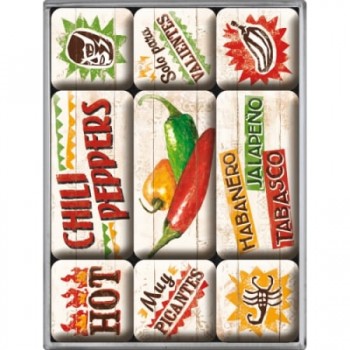 Set magneți Chili Peppers
