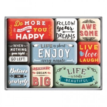 Set magneți Enjoy Life - Bucura-te de viata