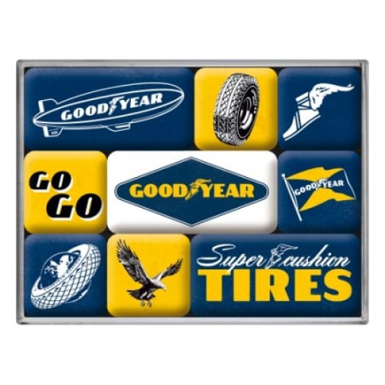 Set magneți Goodyear Sigle