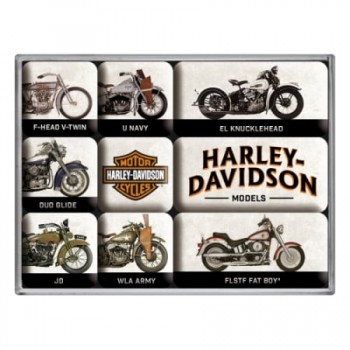 Set magneți Harley-Davidson Models - Modele