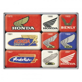 Set magneți Honda Mc - Evolutia siglei