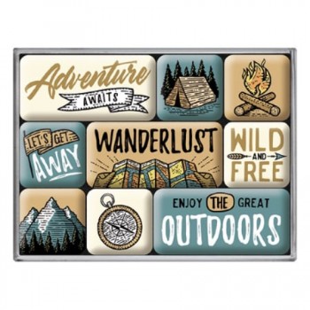 Set magneți Outdoor Adventure - Aventura în Aer Liber