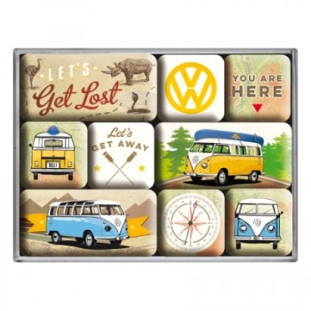 Set magneți Volkswagen - Bulli Let'S Get Lost