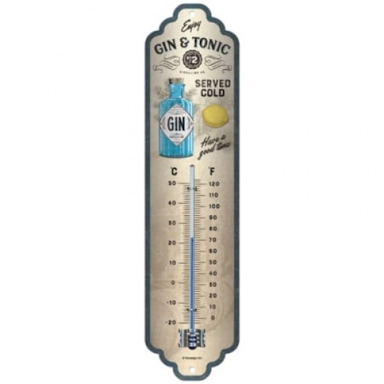 Termometru Gin n Tonic Served Cold - Gin Tonic servit rece